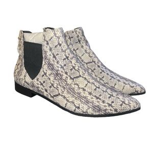 Cole Haan Hara Bootie Natural Python Leather, Women's 11B NWOT